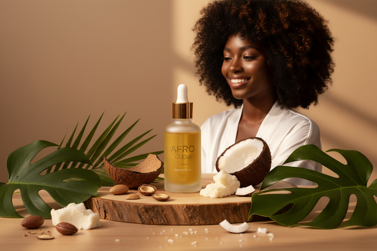 aceite 100% natural mujer pelo afro